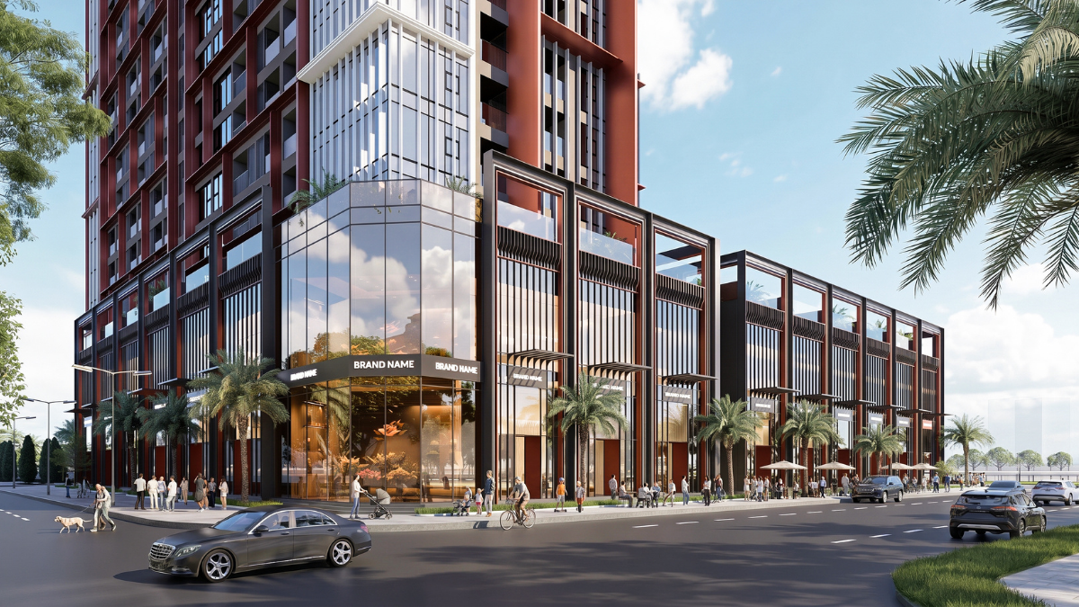 Khu shophouse mua sắm - ảnh 2